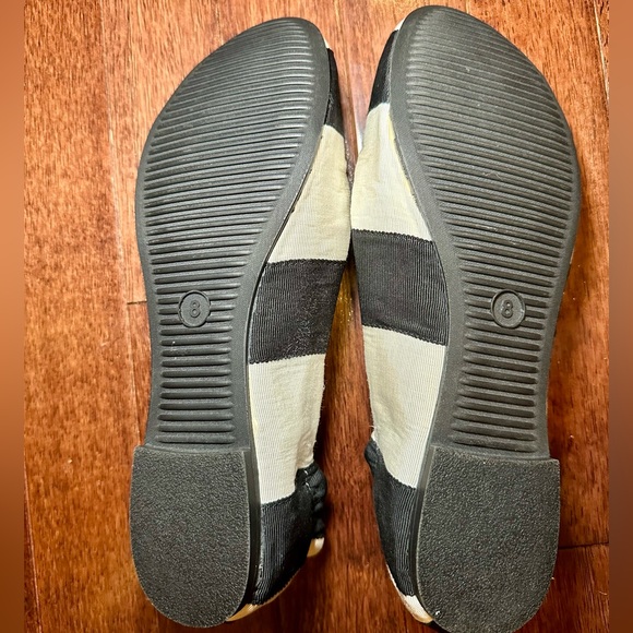 NWOT Mossimo black and white stripe ballet flats size 8 - Picture 7 of 8